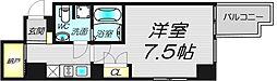 Aden京町堀イースト 1Kの間取図画像