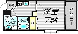 イオ・ネクスト九条 1Kの間取図画像