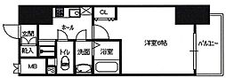 エステムコート心斎橋セントラル 1Kの間取図画像