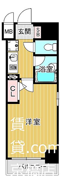 エスリード大阪城北 ｜大阪府大阪市都島区片町１丁目(賃貸マンション1K・3階・22.00㎡)の写真 その2