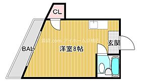 清水ハイツ  ｜ 大阪府大阪市旭区清水２丁目（賃貸マンション1R・2階・16.00㎡） その2