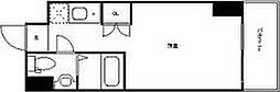 パティオ京橋 4階1Kの間取り