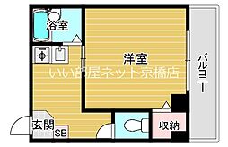 間取図画像 1K