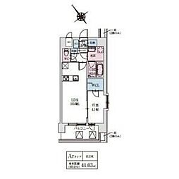LA GRACE 千林大宮 1LDKの間取図画像