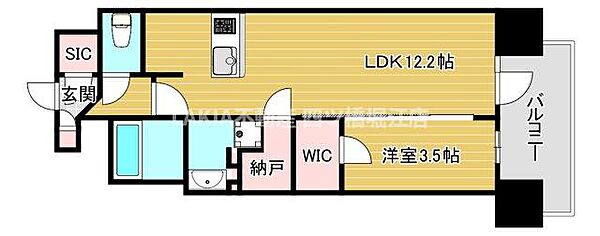 ソルレヴェンテ北堀江Ｑ 505｜大阪府大阪市西区北堀江1丁目(賃貸マンション1LDK・5階・40.32㎡)の写真 その2