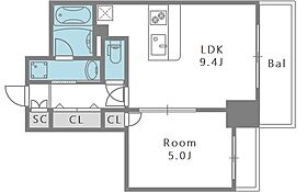 大阪府大阪市西区南堀江1丁目25-1（賃貸マンション1LDK・4階・35.15㎡） その2