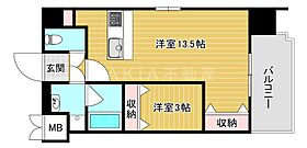 スプランディッド難波SOUTH  ｜ 大阪府大阪市浪速区大国1丁目（賃貸マンション1LDK・9階・40.18㎡） その2