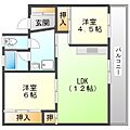 ビレッジハウス八女室岡1号棟2階4.1万円