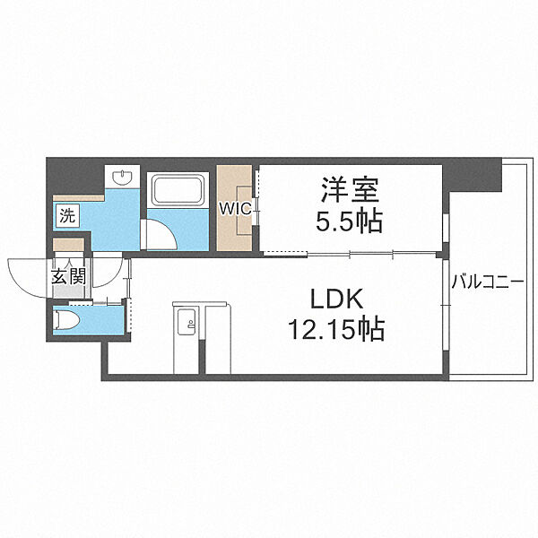 プレジオ九条 ｜大阪府大阪市西区本田2丁目(賃貸マンション1LDK・10階・42.48㎡)の写真 その2