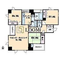 グランドメゾン周防松屋町  ｜ 大阪府大阪市中央区瓦屋町1丁目（賃貸マンション3LDK・9階・90.67㎡） その2