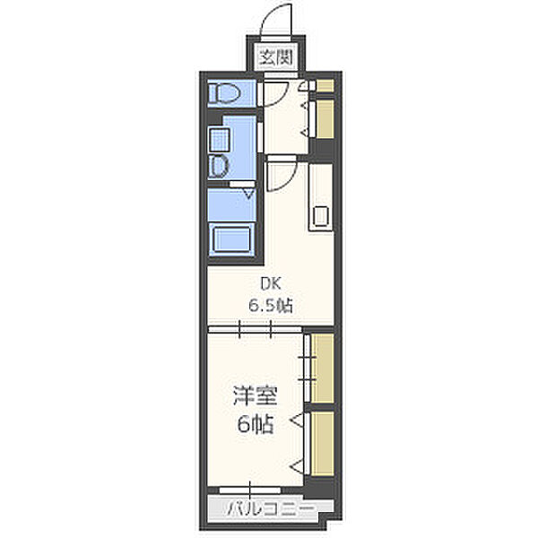 アスリート御堂筋本町 ｜大阪府大阪市中央区南久宝寺町2丁目(賃貸マンション1DK・4階・34.36㎡)の写真 その2