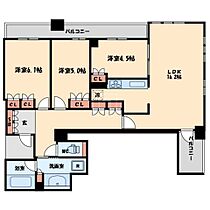 大阪府大阪市中央区南船場1丁目（賃貸マンション3LDK・16階・73.96㎡） その2