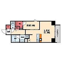 大阪府大阪市中央区上町1丁目（賃貸マンション1LDK・5階・41.52㎡） その2