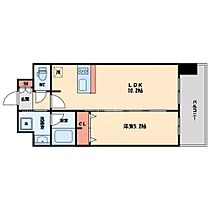 大阪府大阪市中央区松屋町（賃貸マンション1LDK・6階・36.55㎡） その2