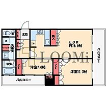 大阪府大阪市中央区淡路町3丁目（賃貸マンション2LDK・13階・88.73㎡） その2