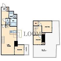 インペリアルスイート南堀江  ｜ 大阪府大阪市西区南堀江3丁目（賃貸マンション3LDK・13階・65.11㎡） その2