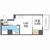 大阪府大阪市中央区上汐1丁目（賃貸マンション1LDK・3階・28.67㎡） その2