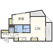 W.O.B　SHINMACHI  ｜ 大阪府大阪市西区新町4丁目（賃貸マンション1LDK・5階・42.64㎡） その2