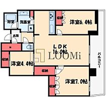 大阪府大阪市北区大淀南2丁目（賃貸マンション3LDK・31階・80.47㎡） その2