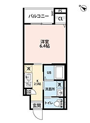robot home 滝井(ロボットホーム タキイ) 1Kの間取図画像