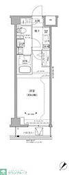 RELUXIA GRANDE 川崎大師公園 1Kの間取図画像