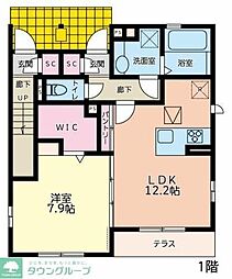 Koti 1LDKの間取図画像