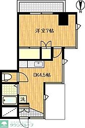 大師レジデンス 1DKの間取図画像