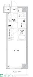 ルーブル川崎上平間弐番館 1Kの間取図画像