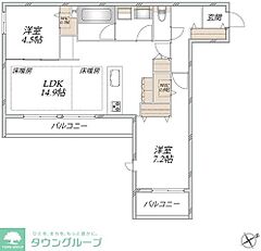 物件の間取り