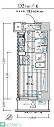 BRIZZ鶴見本町通MAXIV 1Kの間取図画像