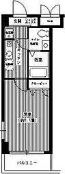 イーリスネオ 1Kの間取図画像