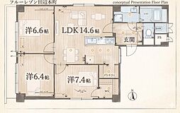 物件画像 フルーレゾン田辺本町　6F