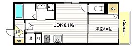 GRANDIR杉本町  ｜ 大阪府大阪市住吉区山之内4丁目（賃貸アパート1LDK・1階・28.98㎡） その2