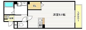 ドミールアプリコット  ｜ 大阪府大阪市住吉区大領1丁目（賃貸マンション1K・3階・25.84㎡） その2