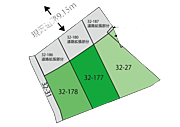 「守谷市本町売地」の配置図になります。お問合せはハウサーチまでお待ちしております。無料送迎の大歓迎♪販売資料だけのお問合せも大歓迎♪当社は不動産売買＆エクステリア工事の専門店になります(´▽｀*)
