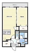 パークハイム登呂 305 ｜ 静岡県静岡市駿河区登呂５丁目19-16（賃貸マンション1LDK・3階・44.46㎡） その2