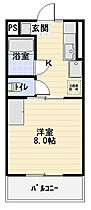 サンビレッヂII 103 ｜ 静岡県静岡市葵区瀬名中央４丁目5-43（賃貸マンション1DK・1階・25.92㎡） その2