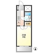 サンシャイン森山 206 ｜ 長野県小諸市大字森山（賃貸アパート1K・2階・21.14㎡） その2