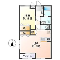 カーサ・エステラ 201 ｜ 長野県佐久市猿久保（賃貸アパート1LDK・2階・49.41㎡） その2