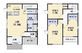 Hops　B  ｜ 長野県佐久市長土呂（賃貸一戸建3LDK・--・79.51㎡） その2