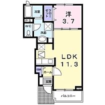 アップルフィールド　II 103 ｜ 長野県佐久市岩村田（賃貸アパート1LDK・1階・37.13㎡） その2