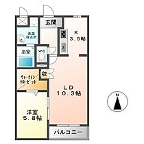 サン・グラード 105 ｜ 長野県佐久市岩村田（賃貸アパート1LDK・1階・47.60㎡） その2