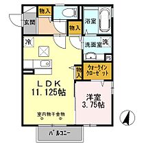 ベイリービーズ 101 ｜ 長野県佐久市岩村田（賃貸アパート1LDK・1階・40.35㎡） その2