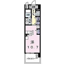レジデンス・ポプラ ワンルームの間取図画像