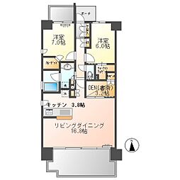 ポレスター佐久平駅南レジデンス 2SLDKの間取図画像