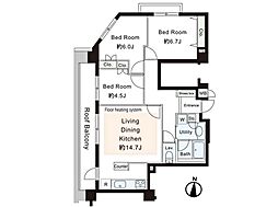 間取図画像 3LDK