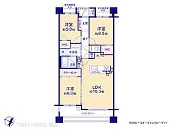 間取図画像 3LDK