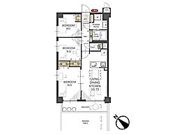 クリオ南浦和壱番館 3LDKの間取図画像
