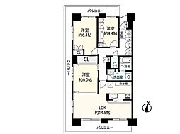 川口青木パーク・ホームズ 3LDKの間取図画像
