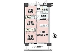 間取図画像 3LDK